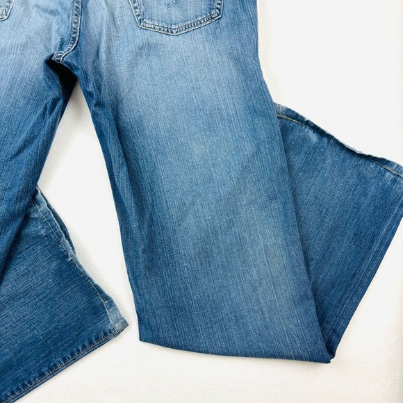 Adriano Goldschmied The Symbol Button Fly Faded Straight Leg Jeans (31/32) - Picture 10 of 16